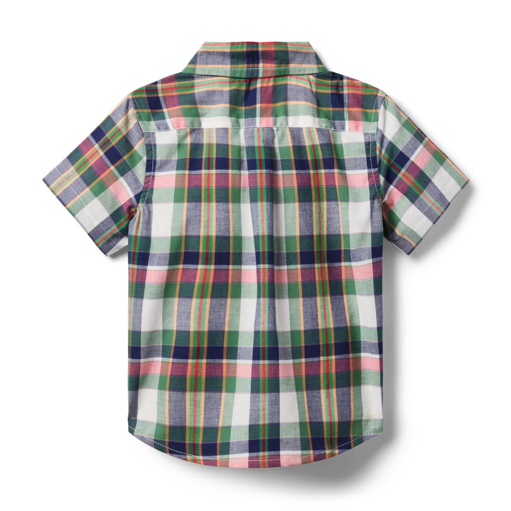 Janie and Jack Boys Madras Plaid Top (Toddler/Little Kid/Big Kid)