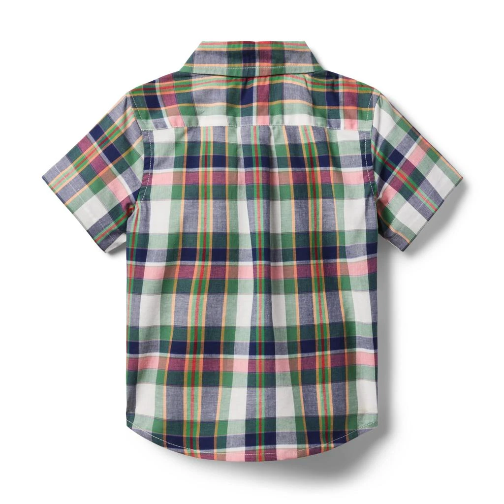 Janie and Jack Boys Madras Plaid Top (Toddler/Little Kid/Big Kid) 2