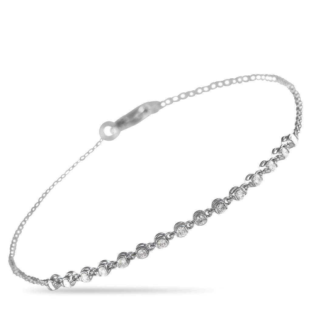 LB Exclusive 14K White Gold 0.25ct Diamond Bracelet  BR10344 1