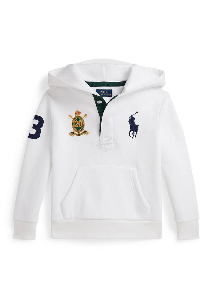 Ralph Lauren Boys 2-7 Big Pony 20th Anniversary Crest Hoodie