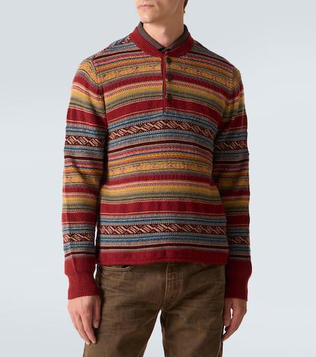 RRL Wool-blend jacquard sweater - Sweaters - Free Shipping