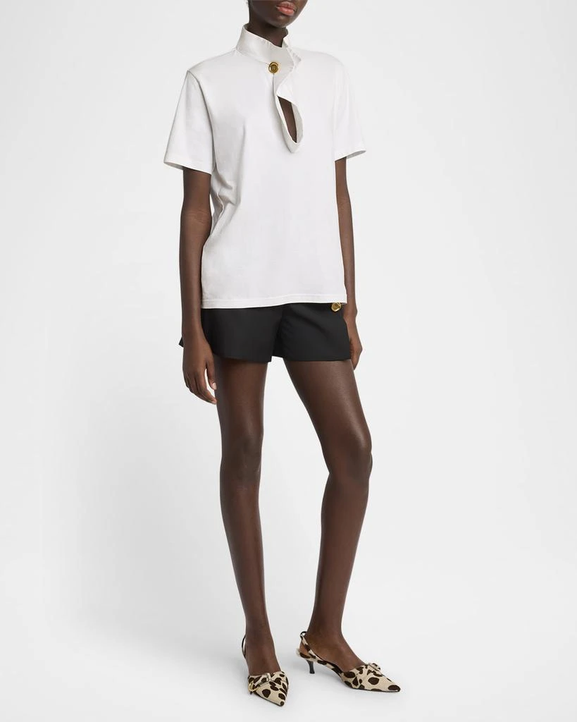 Givenchy High Neck Pierced Top 2