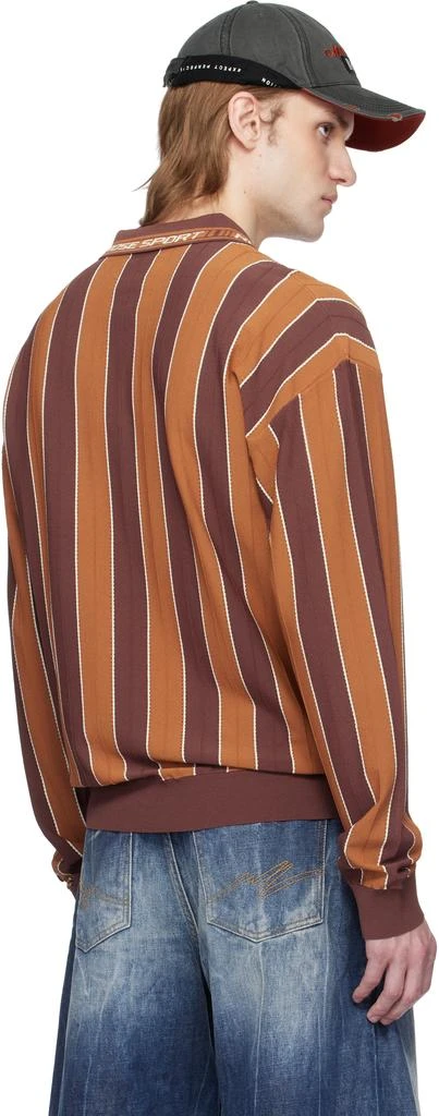 Martine Rose Brown Logo Polo 3