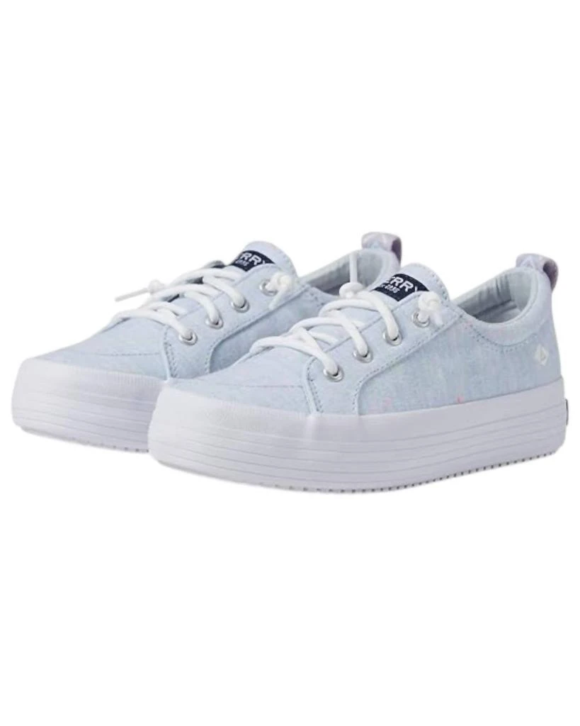 Sperry Girl's Crest Vibe Platform Sneakers In Blue 1
