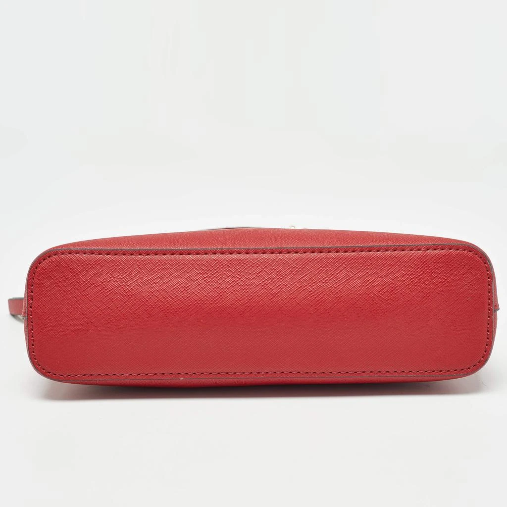 DKNY DKNY Red Leather Bryant Dome Crossbody Bag 7