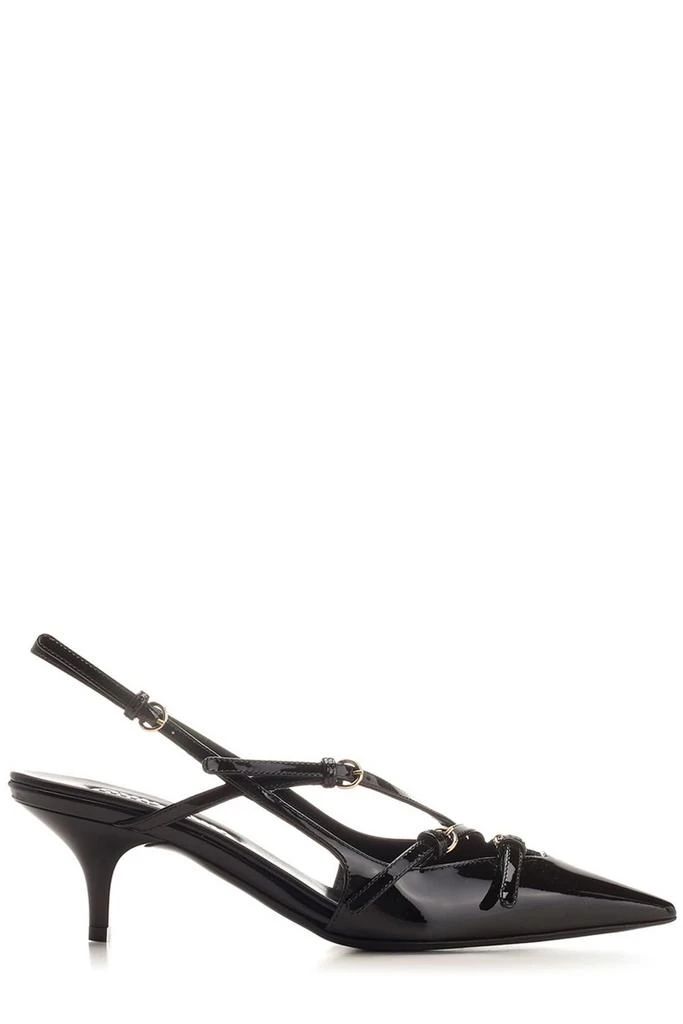 Miu Miu Miu Miu Pointed Toe Slingback Pumps 1