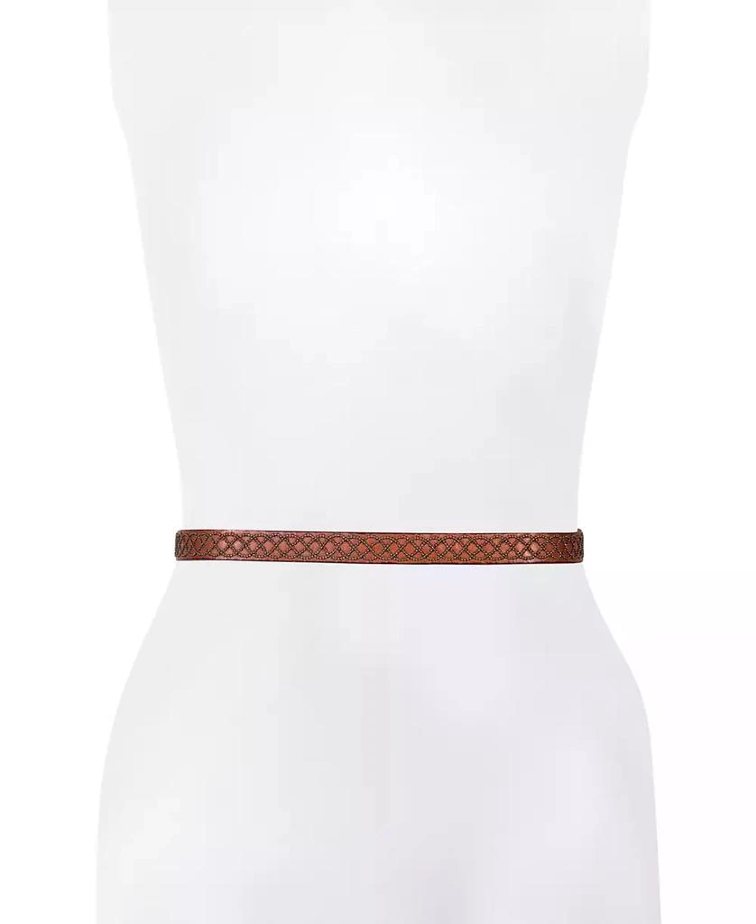 Frye Women's 18mm Micro Stud Leather Belt 3