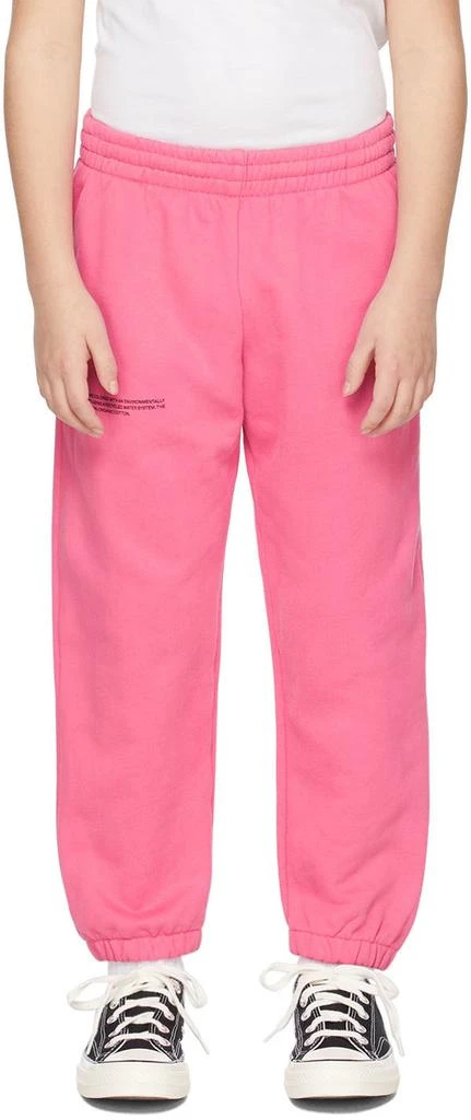 PANGAIA Kids Pink Organic Cotton 365 Track Pants 2