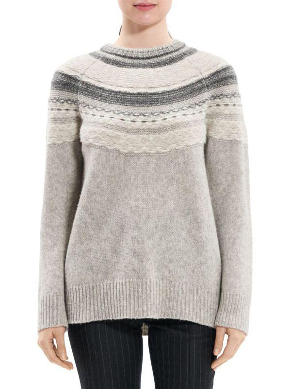 Theory Wool Blend Crewneck Sweater