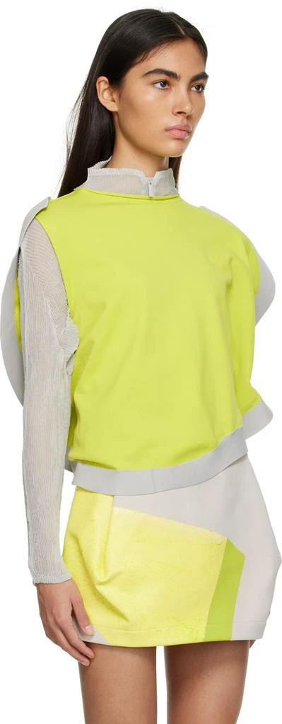 Issey Miyake Yellow Rim Tank Top 2
