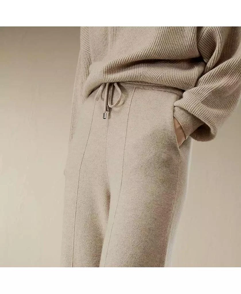 LILYSILK Women's Fluid Cashmere Sweatpants 4