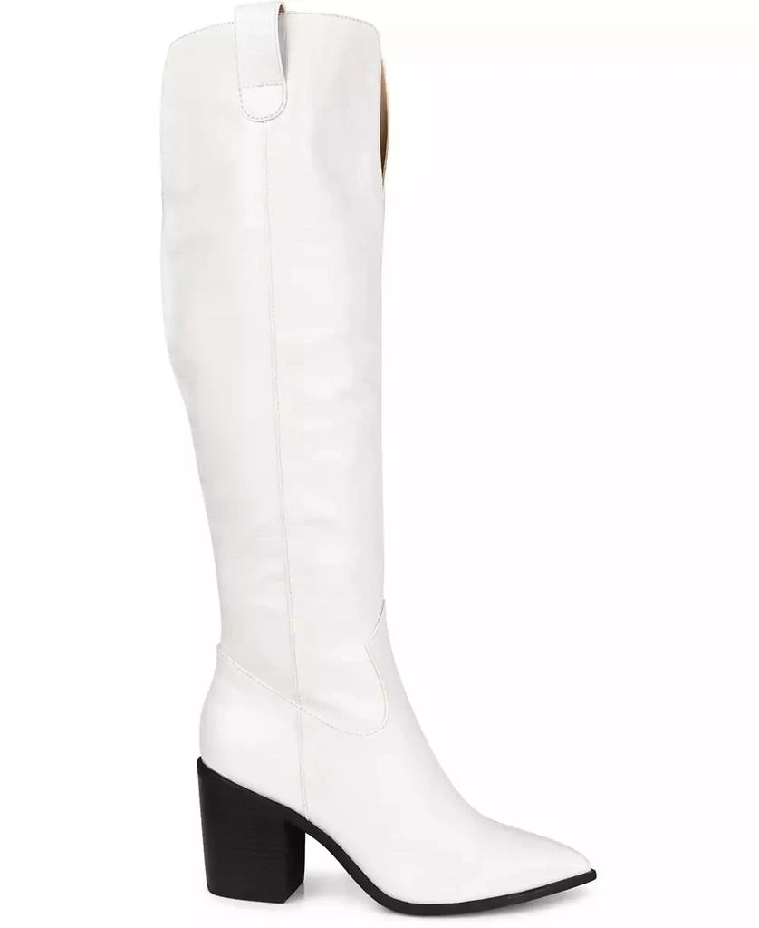 Journee Collection Women's Therese Block Heel Knee High Dress Boots 6