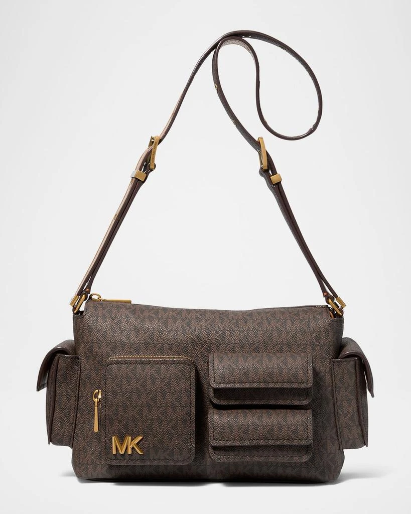 Michael Kors Dakota Medium Pocket Monogram Shoulder Bag 1
