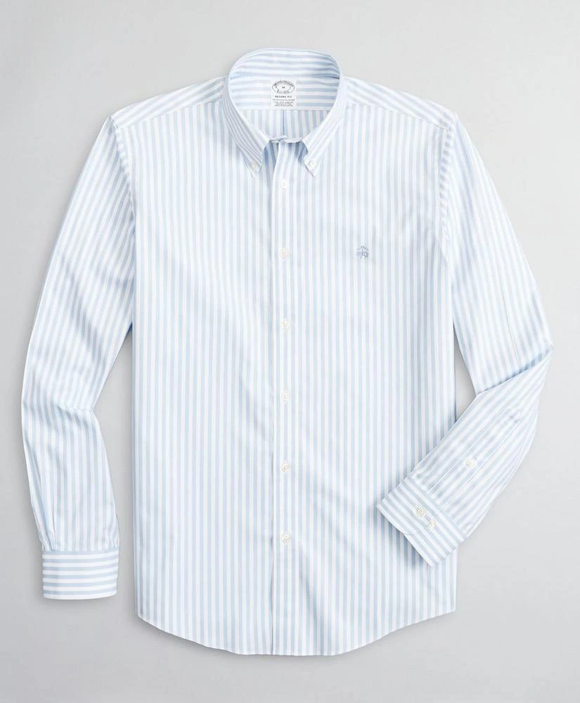 Brooks Brothers Stretch Regent Regular-Fit Sport Shirt, Non-Iron Bold Bengal Stripe 1