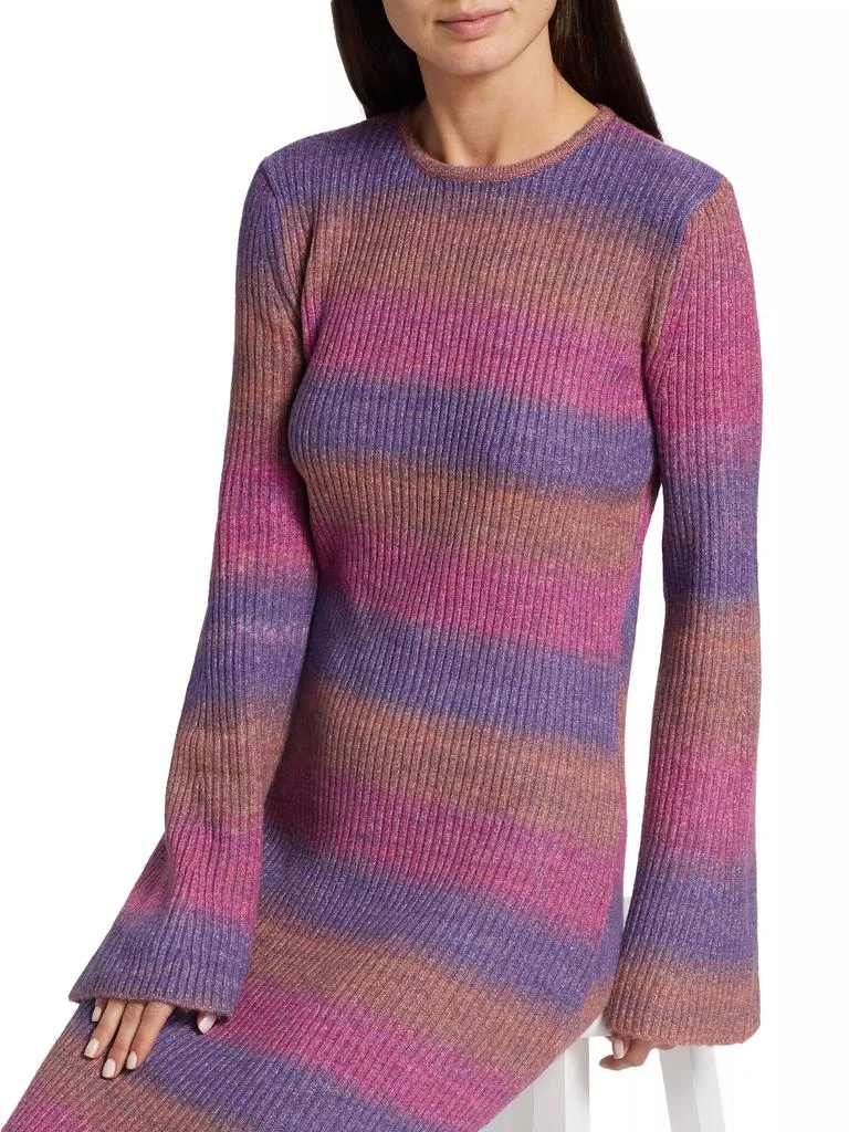 Simon Miller Axon Rib-Knit Midi-Dress 6