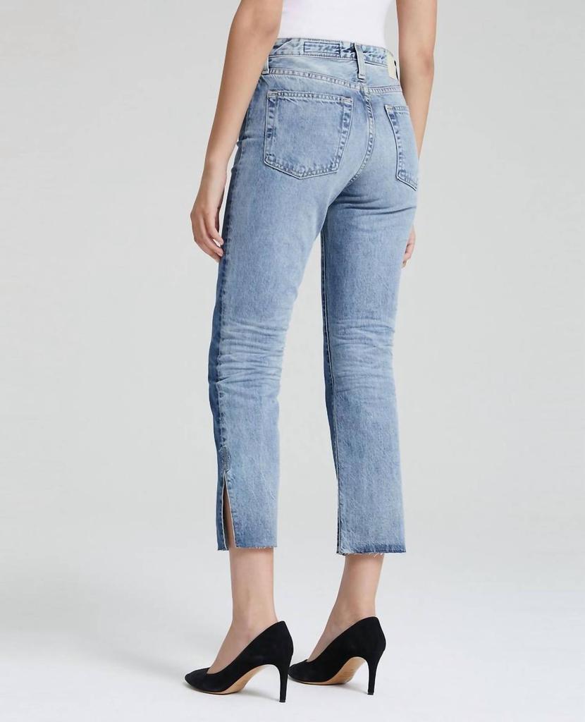 AG Jeans Isabelle High Rise Straight Crop