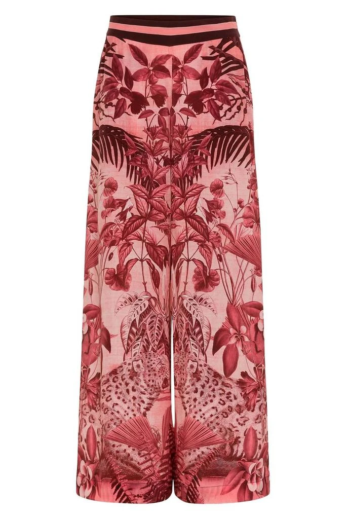 Carolina K Palazzo Pants In Sepia Jungle 3