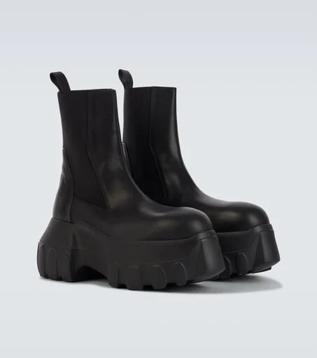 Rick Owens Mega Tractor leather biker boots 43 - Boots - Free  