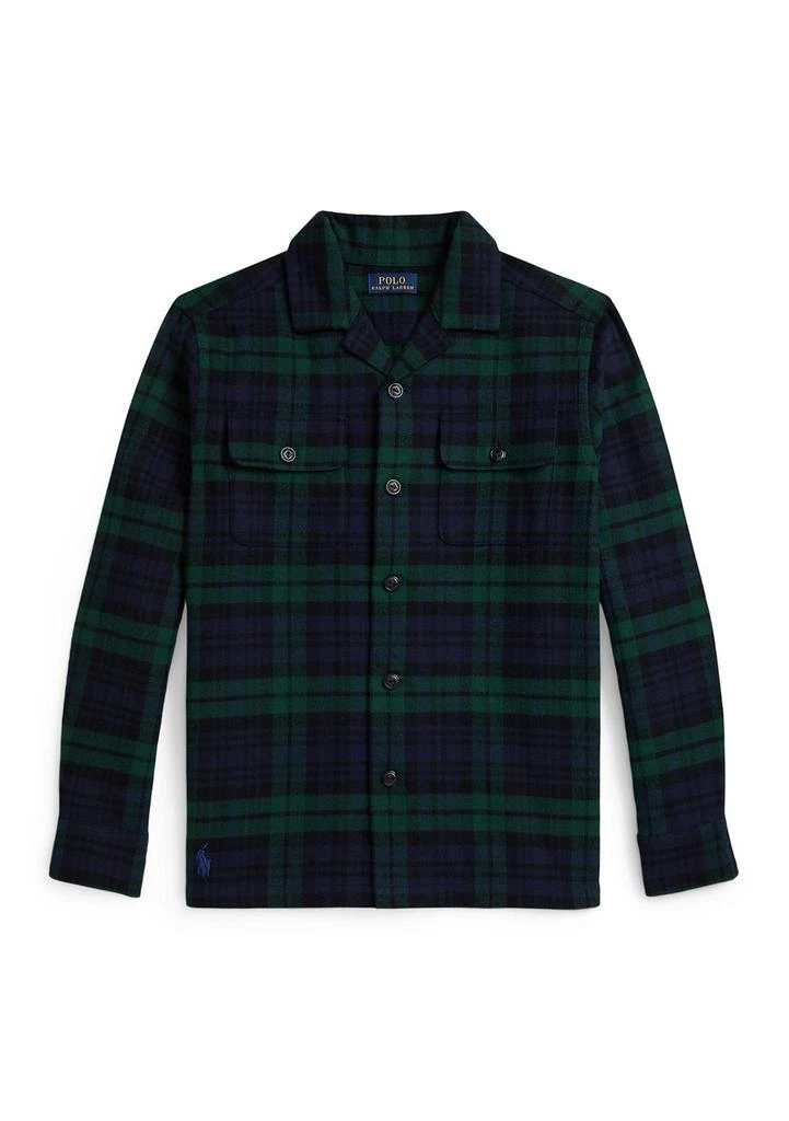 Ralph Lauren Boys 2-7 Plaid Cotton Flannel Camp Shirt