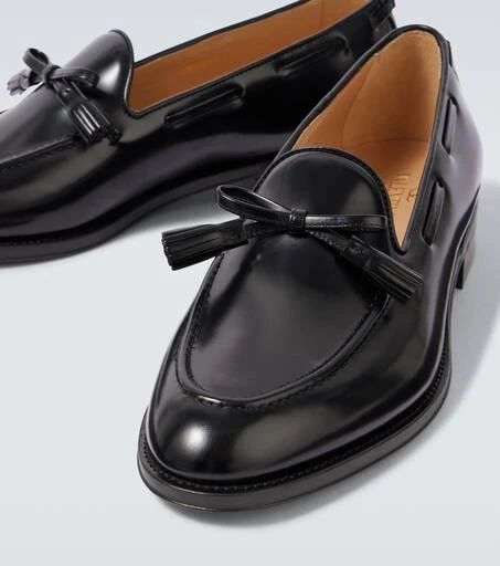 Valentino Bowshire polished leather loafers 3