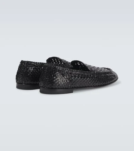 Dolce 
Gabbana Woven leather loafers 6