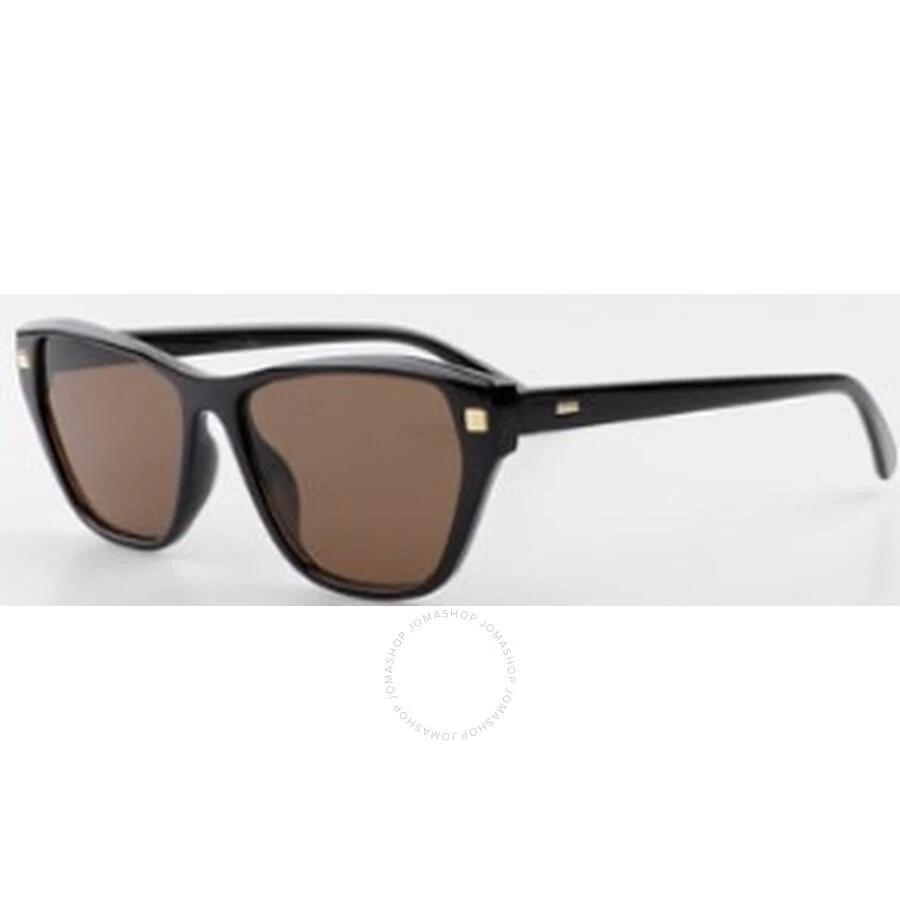 French Connection FC 23 56 EMB BLK Brown Cat Eye Ladies Sunglasses 10266450.COM BLKBRN 1
