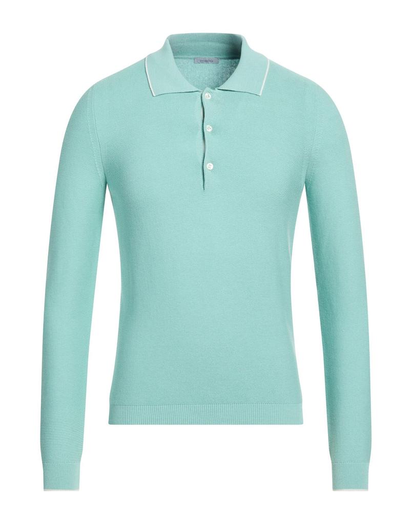 Shop Auralee Super Fine Knit Skipper Polo Shirt on Sale at