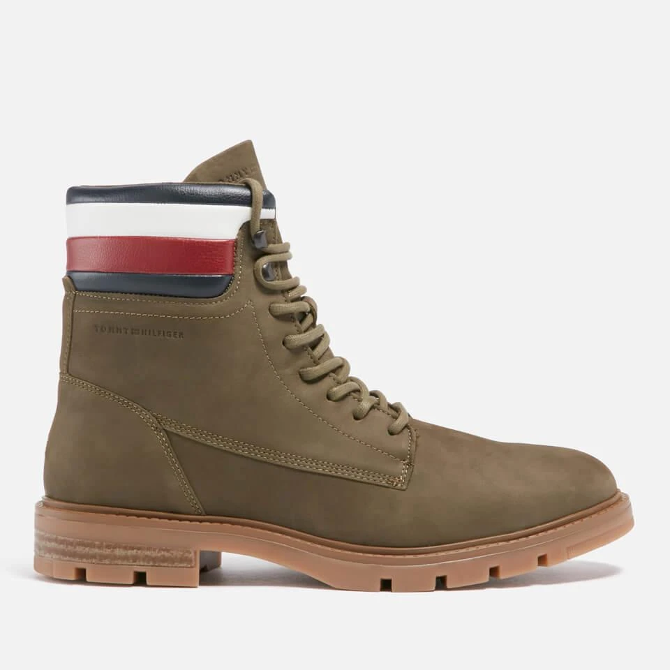 Tommy Hilfiger TOMMY HILFIGER MEN'S CORPORATE NUBUCK LACE UP BOOTS 1