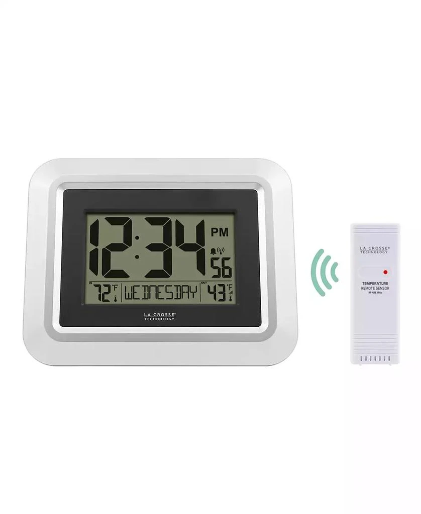 La Crosse Technology 513-1918S-INT Atomic Digital Wall Clock with Temperature 3