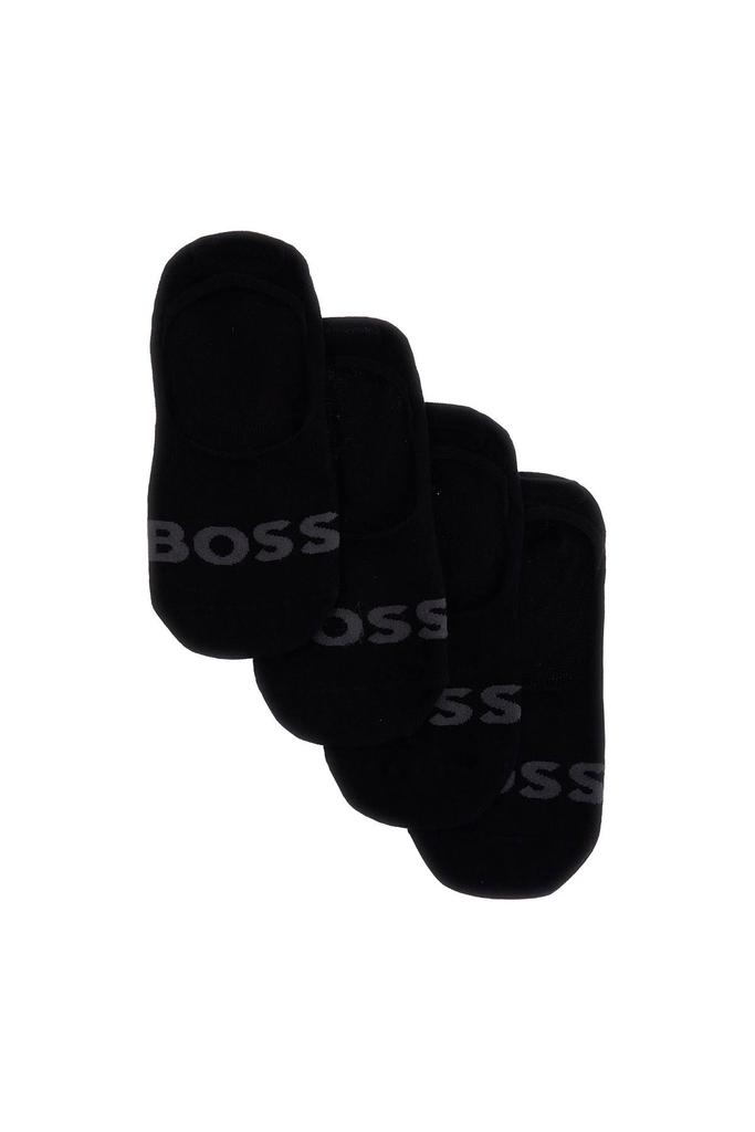 Hugo Boss men
s low profile slim black socks with minimalist logo