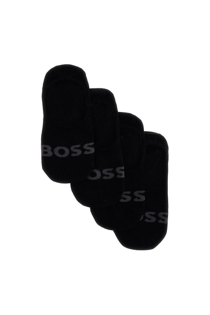 Hugo Boss men
s low profile slim black socks with minimalist logo 1