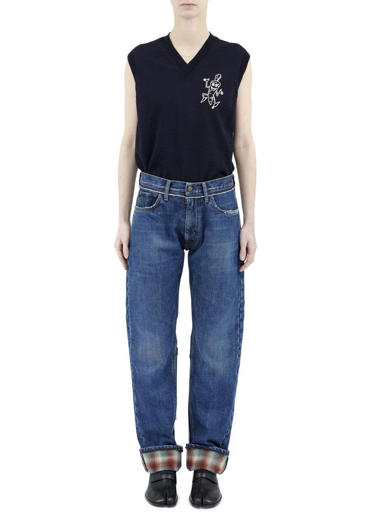 MAISON MARGIELA Pendleton yoke jeans 2