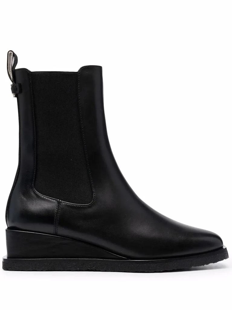 Salvatore Ferragamo Ferragamo Wedge-Sole Ankle Boots 4