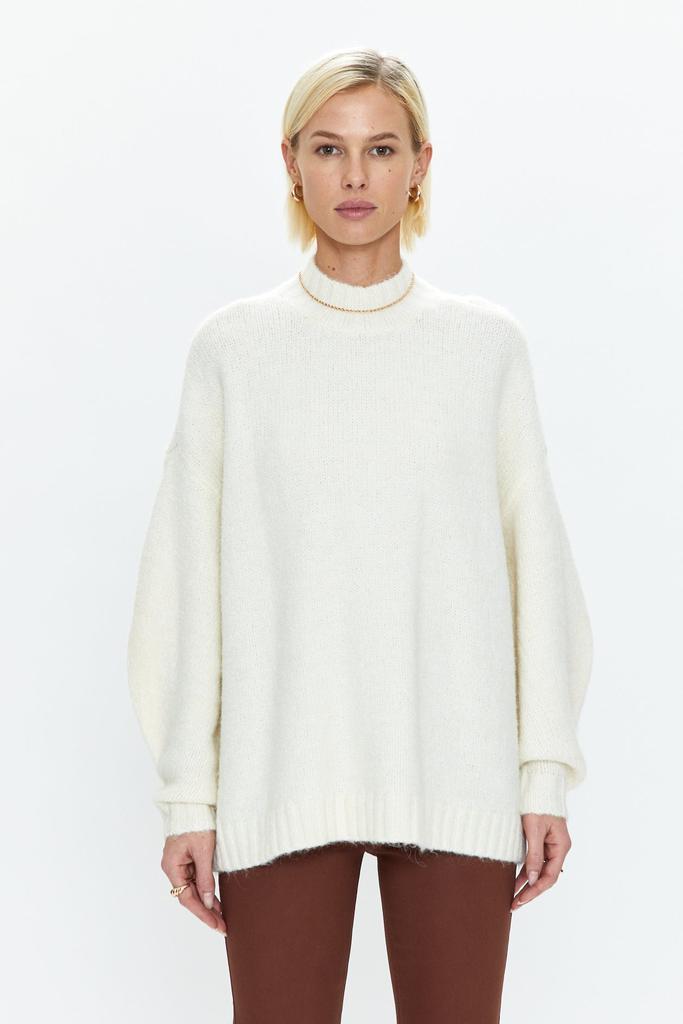 Pistola Denim Carlen Mock Neck Sweater - Ecru