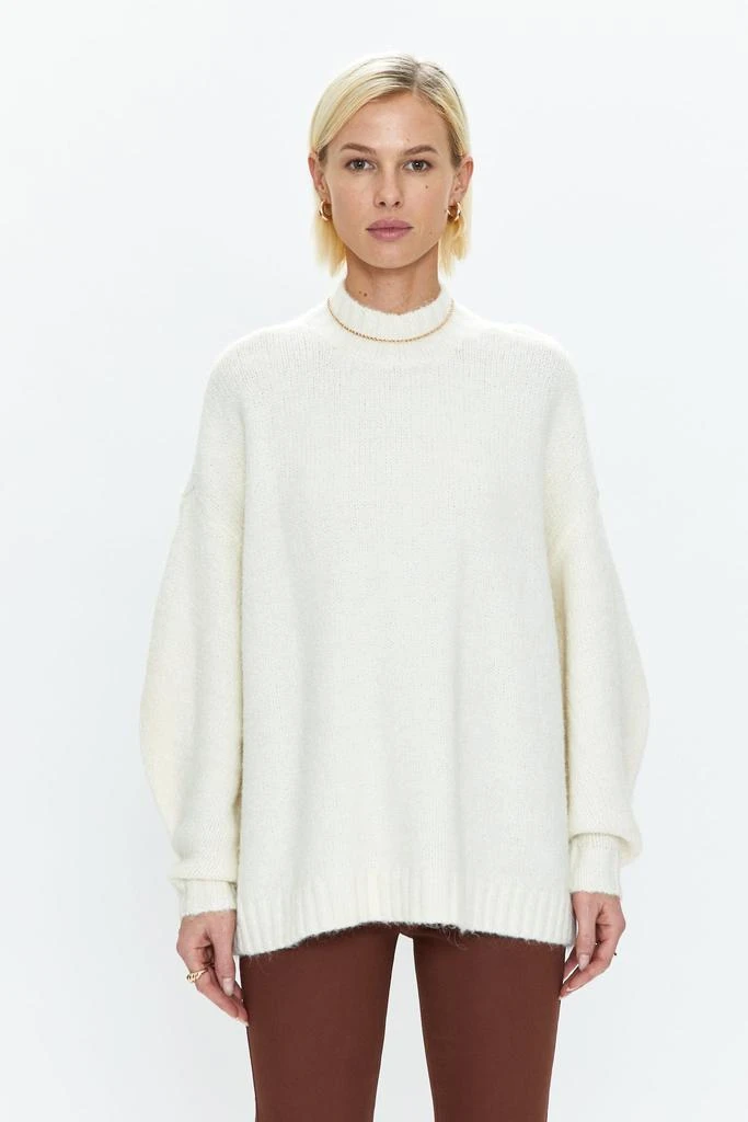 Pistola Denim Carlen Mock Neck Sweater - Ecru 1