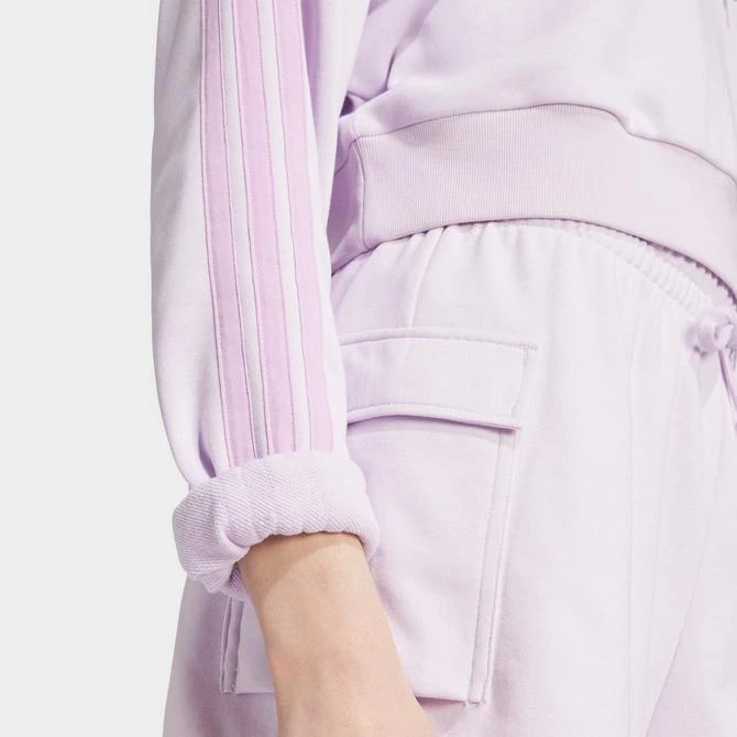 Adidas Women's adidas Essentials 3-Stripes French Terry Cropped Hoodie 5
