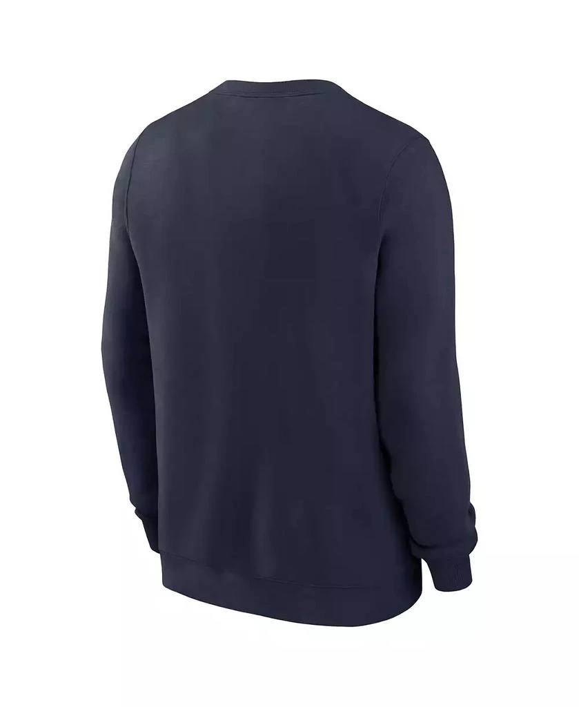 NIKE Men's Navy Dallas Cowboys Club Pullover Sweatshirt 2