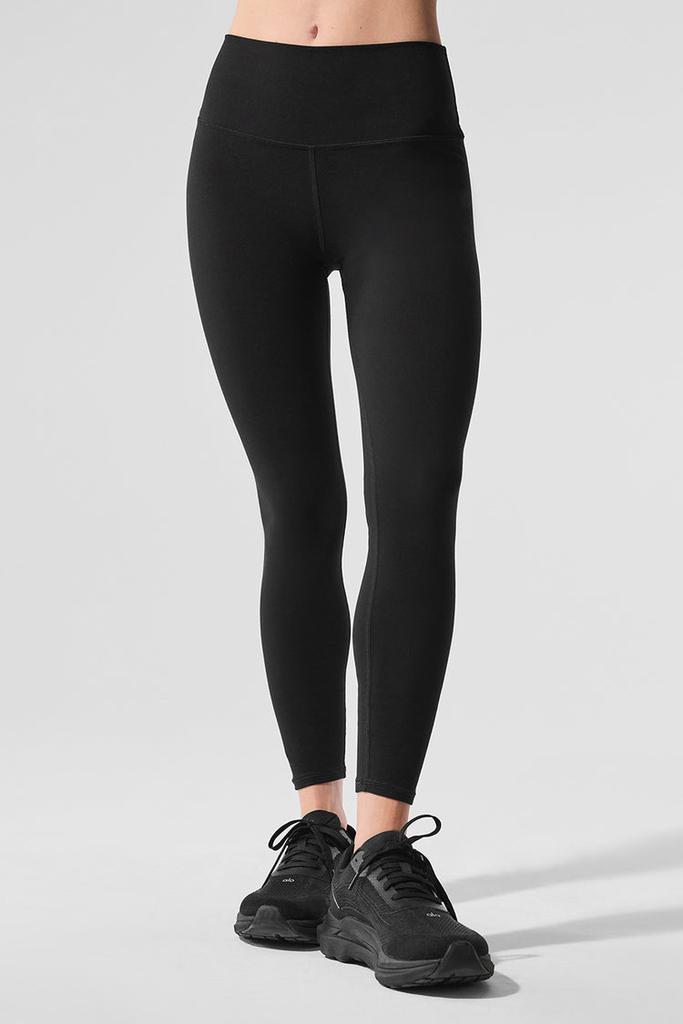 Alo Alosoft High-Waist 7/8 Highlight Legging - Bone