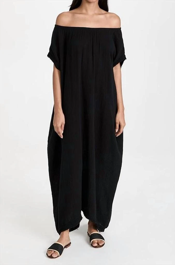 9seed 9Seed - Moonstone Gauze Off Shoulder Caftan 1