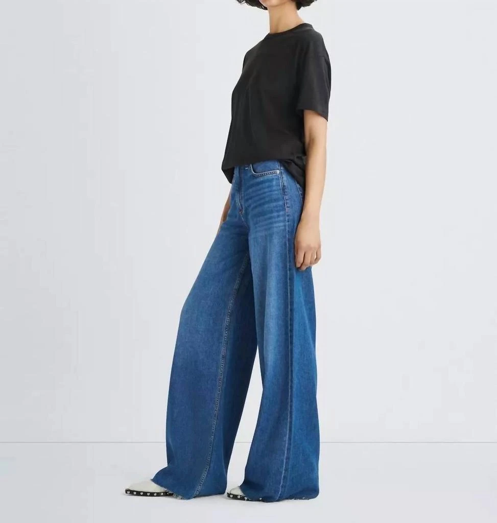 Rag & Bone Featherweight Sofie Wide Leg Jean In Otto Wash 3