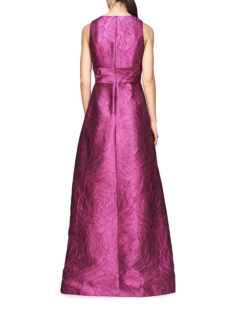 Kay Unger Mariah Jacquard Textured Gown 4