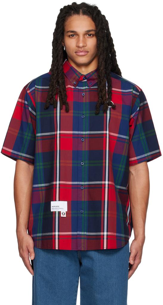 AAPE Red Plaid Shirt