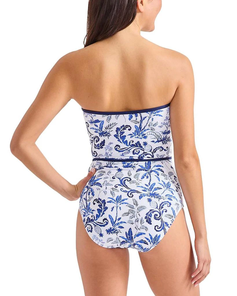 Tommy Bahama Terrazzo Tile Bando One Piece Swimsuit 2