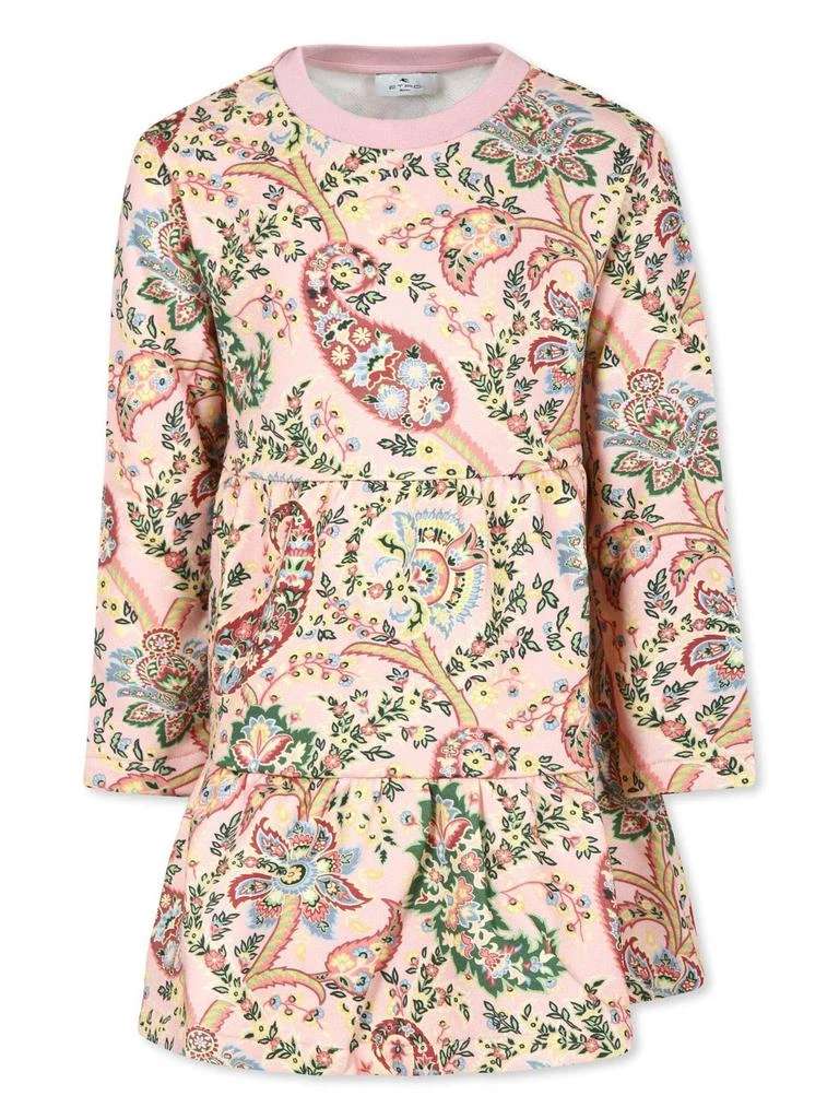 ETRO Etro Kids Paisley Printed Flared Dress 1