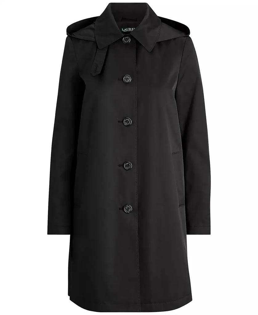 Lauren Ralph Lauren Womens Hooded A-Line Raincoat 3