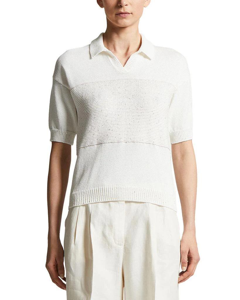 Peserico Polo Collar Sweater 1