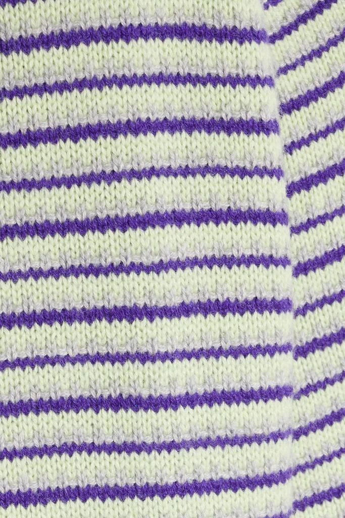 Lisa Yang Kian striped cashmere mini dress 4