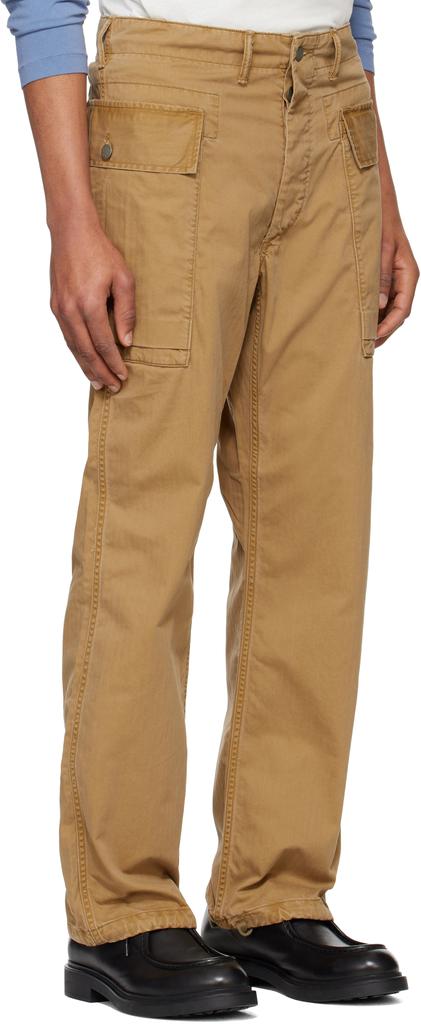 RRL Khaki Herringbone Twill Cargo Pants