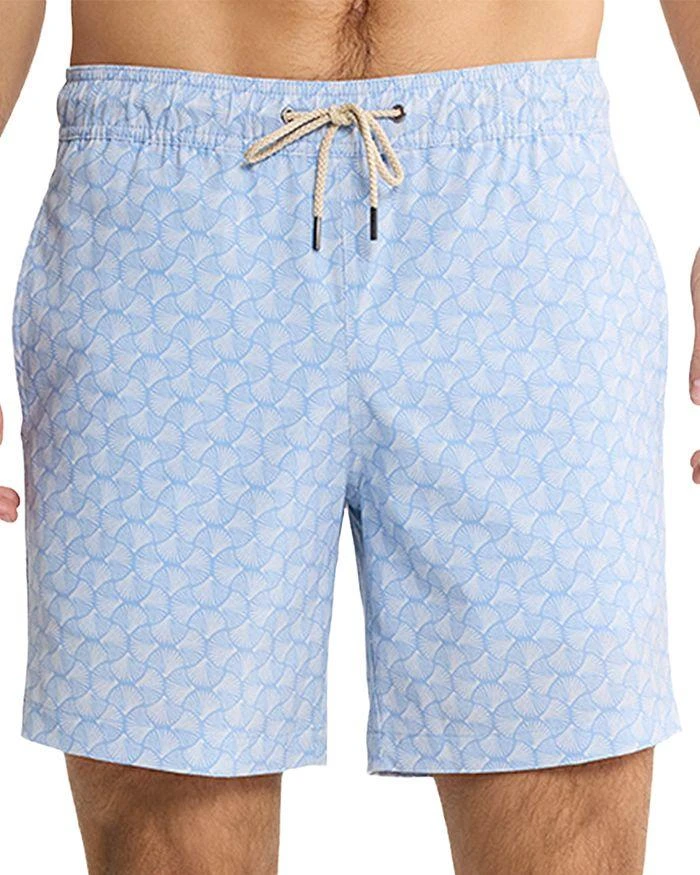Fair Harbor Bayberry 7" Printed Swim Trunks