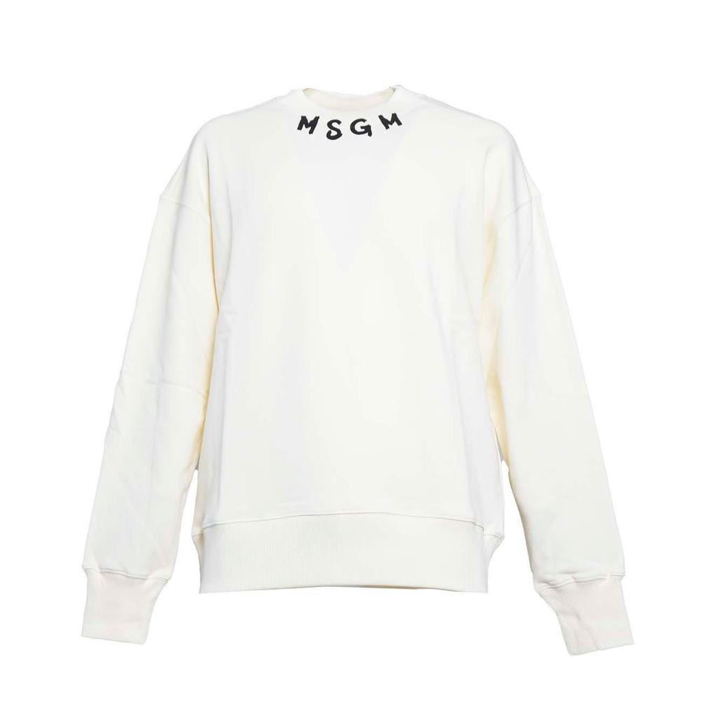 MSGM Logo Printed Crewneck Sweatshirt